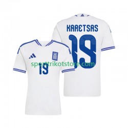 Griechenland Herren Heim trikot 2026 Kurzarm Konstantinos Karetsas 19