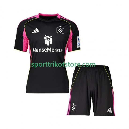 Hamburger SV Kinderset Ausweich trikot 2025-2026 Kurzarm