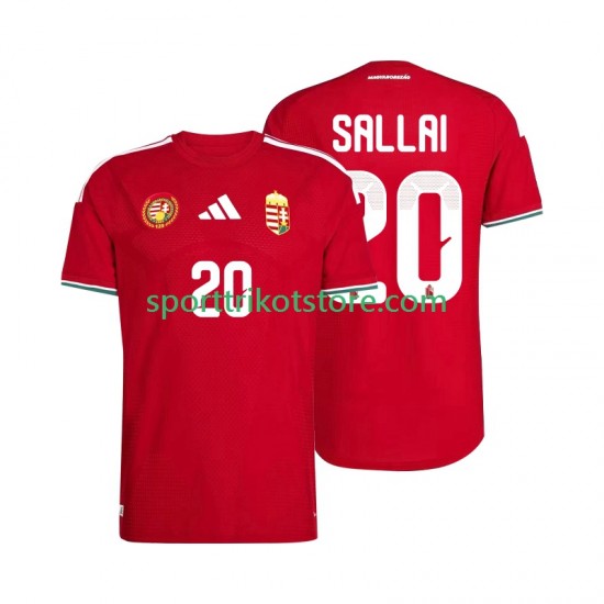 Ungarn Herren Heim trikot WM 2026 Kurzarm Sallai 20