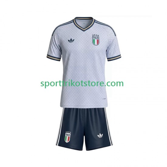 Italien Kinderset Auswärts trikot 2026 Kurzarm
