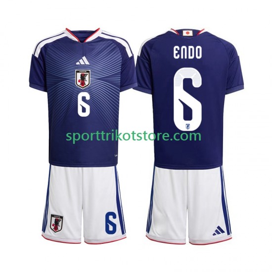Japan Kinderset Heim trikot WM 2026 Kurzarm Wataru Endo 6