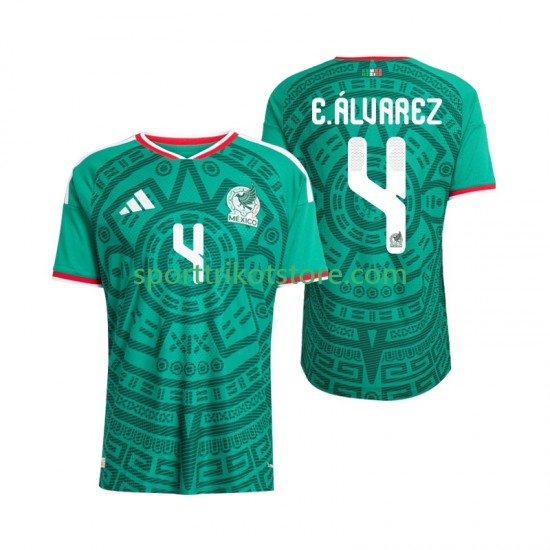 Mexiko Herren Heim trikot WM 2026 Kurzarm Edson Alvarez 4