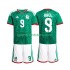 Mexiko Kinderset Heim trikot WM 2026 Kurzarm Raul Jimenez 9