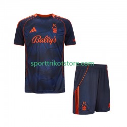 Nottingham Forest Kinderset Ausweich trikot 2025-2026 Kurzarm