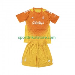 Nottingham Forest Kinderset Ausweich trikot 2025-2026 Kurzarm Torwart