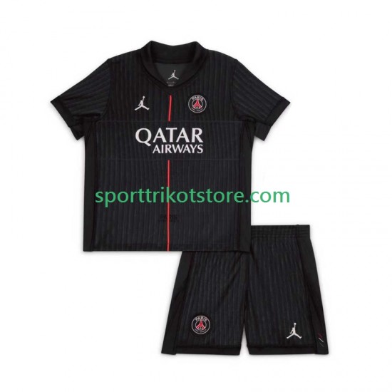 Paris Saint-Germain Kinderset Viertes trikot 2025-2026 Kurzarm