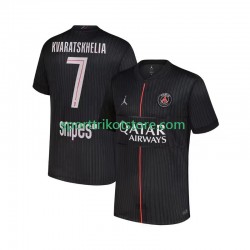Paris Saint-Germain Herren Viertes trikot 2025-2026 Kurzarm Khvicha Kvaratskhelia 7