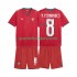 Portugal Kinderset Heim trikot WM 2026 Kurzarm Bruno Fernandes 8