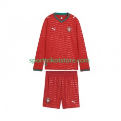 Portugal Kinderset Heim trikot WM 2026 Langarm