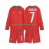 Portugal Kinderset Heim trikot WM 2026 Langarm Cristiano Ronaldo 7