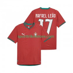 Portugal Herren Heim trikot WM 2026 Kurzarm Rafael Leao 17