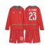 Portugal Kinderset Heim trikot WM 2026 Langarm Vitinha 23
