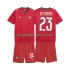 Portugal Kinderset Heim trikot WM 2026 Kurzarm Vitinha 23