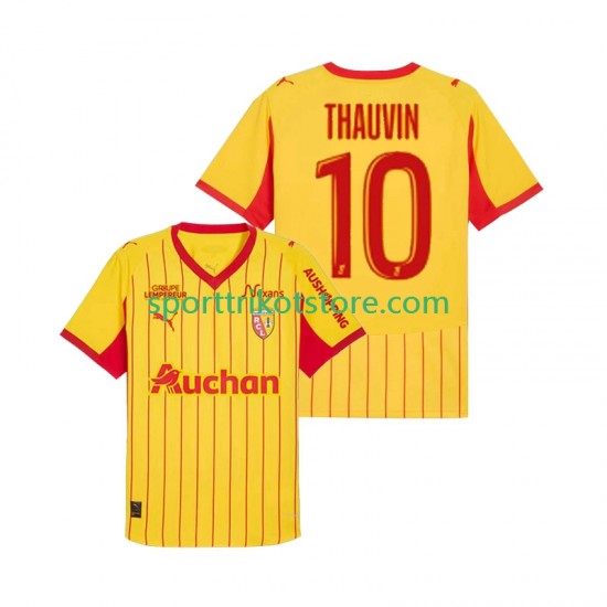 RC Lens Herren Heim trikot 2025-2026 Kurzarm Florian Thauvin 10