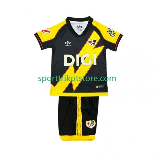 Rayo Vallecano Kinderset Ausweich trikot 2025-2026 Kurzarm