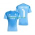 Real Madrid Herren Heim trikot 2025-2026 Kurzarm Torwart Thibaut Courtois 1