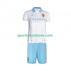 Real Zaragoza Kinderset Heim trikot 2025-2026 Kurzarm