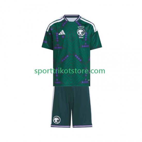 Saudi-Arabien Kinderset Heim trikot WM 2026 Kurzarm