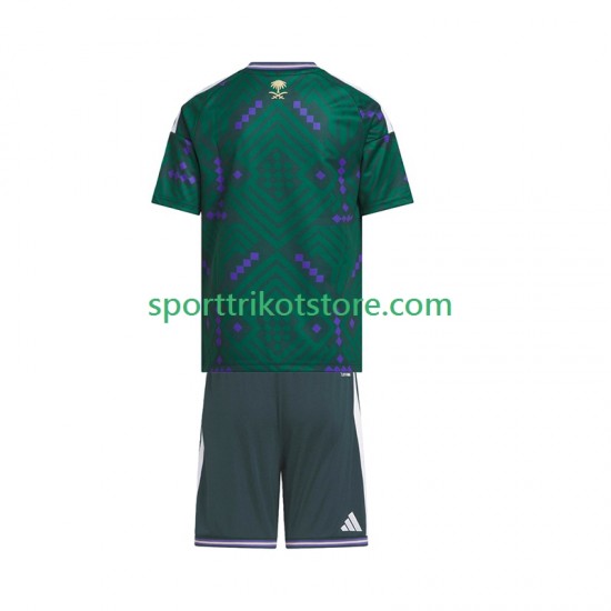 Saudi-Arabien Kinderset Heim trikot WM 2026 Kurzarm
