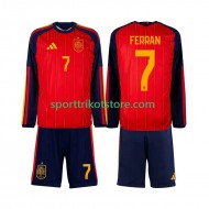 Spanien Kinderset Heim trikot WM 2026 Langarm Ferran Torres 7