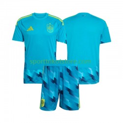 Spanien Kinderset Heim trikot WM 2026 Kurzarm Torwart