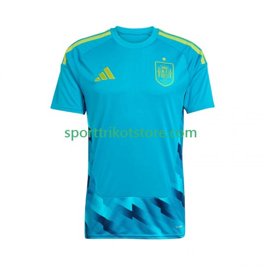 Spanien Herren Heim trikot WM 2026 Kurzarm Torwart