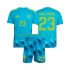 Spanien Kinderset Heim trikot WM 2026 Kurzarm Torwart Unai Simon 23
