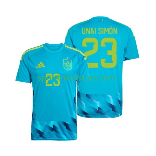 Spanien Herren Heim trikot WM 2026 Kurzarm Torwart Unai Simon 23