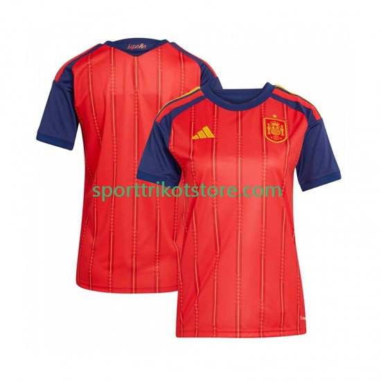 Spanien Dame Heim trikot WM 2026 Kurzarm