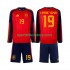 Spanien Kinderset Heim trikot WM 2026 Langarm Lamine Yamal 19