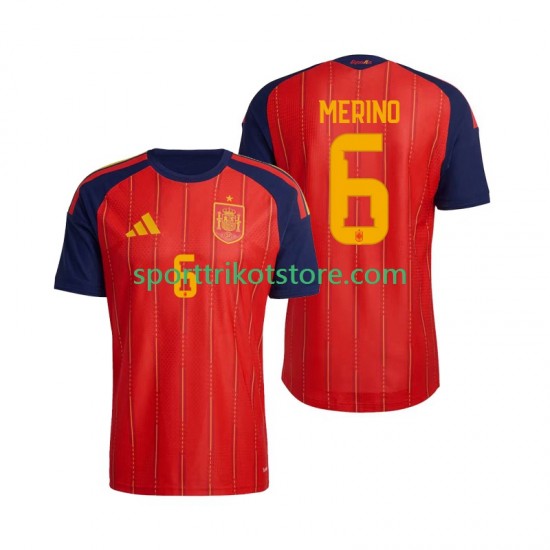 Spanien Herren Heim trikot WM 2026 Kurzarm Mikel Merino 6