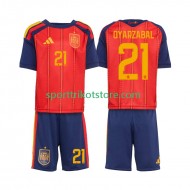 Spanien Kinderset Heim trikot WM 2026 Kurzarm Mikel Oyarzabal 21