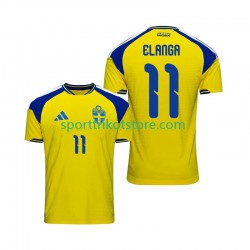 Schweden Herren Heim trikot 2026 Kurzarm Anthony Elanga 11