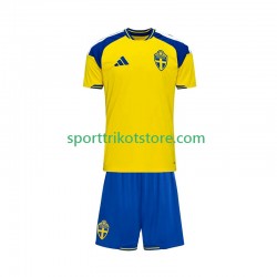 Schweden Kinderset Heim trikot 2026 Kurzarm