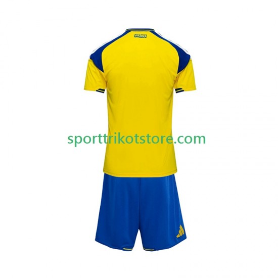 Schweden Kinderset Heim trikot 2026 Kurzarm
