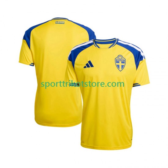Schweden Herren Heim trikot 2026 Kurzarm