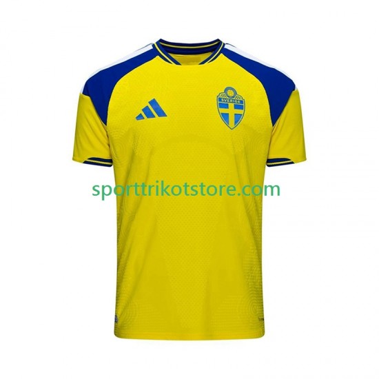 Schweden Herren Heim trikot 2026 Kurzarm
