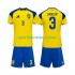 Schweden Kinderset Heim trikot 2026 Kurzarm Victor Lindelof 3