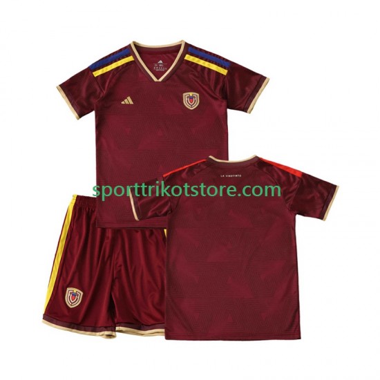 Venezuela Kinderset Heim trikot 2026 Kurzarm