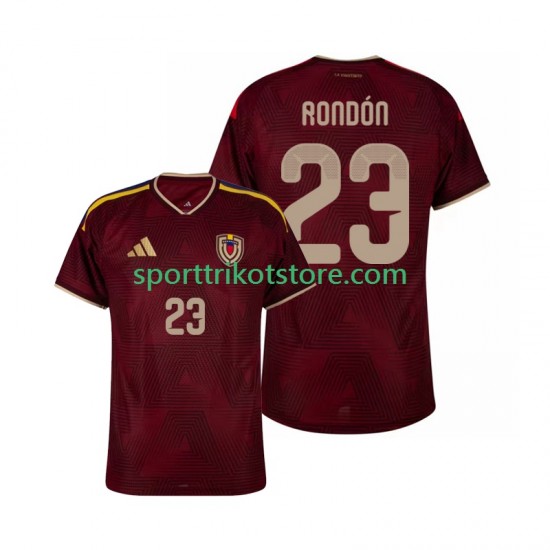 Venezuela Herren Heim trikot 2026 Kurzarm Salomon Rondon 23