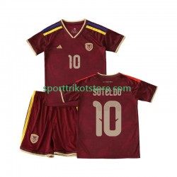 Venezuela Kinderset Heim trikot 2026 Kurzarm Yeferson Soteldo 10