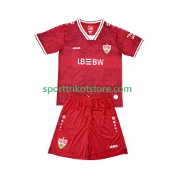VfB Stuttgart Kinderset Auswärts trikot 2025-2026 Kurzarm
