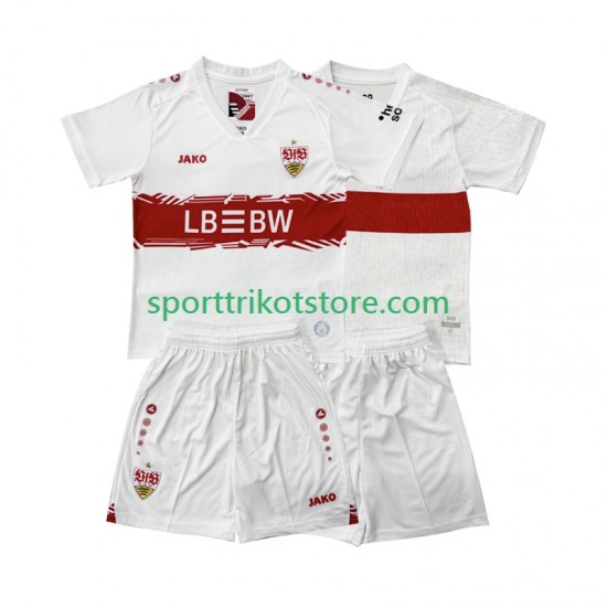 VfB Stuttgart Kinderset Heim trikot 2025-2026 Kurzarm