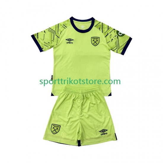 West Ham United Kinderset Heim trikot 2025-2026 Kurzarm Torwart