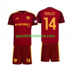 AS Rom Kinderset Heim trikot 2026-2027 Kurzarm Donyell Malen 14