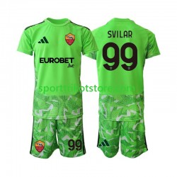 AS Rom Kinderset Heim trikot 2026-2027 Kurzarm Torwart Mile Svilar 99