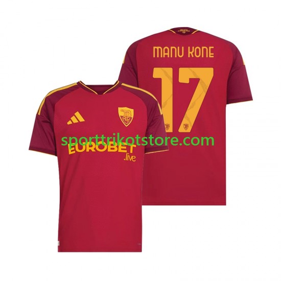 AS Rom Herren Heim trikot 2026-2027 Kurzarm Manu Kone 17