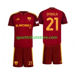 AS Rom Kinderset Heim trikot 2026-2027 Kurzarm Paulo Dybala 21