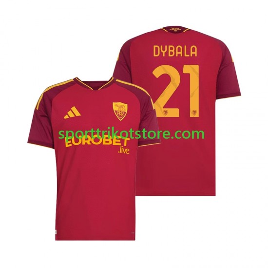 AS Rom Herren Heim trikot 2026-2027 Kurzarm Paulo Dybala 21