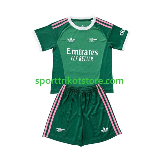 Arsenal Kinderset Ausweich trikot 2026-2027 Kurzarm Torwart